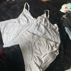 MATCHING SLEEP LINGERIE SET- la vie en rose